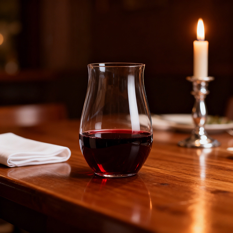 Plastic Clear Wine Glass