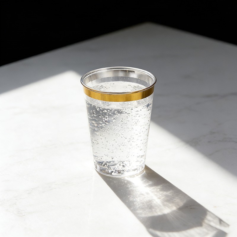 Disposable Plastic Clear Glass