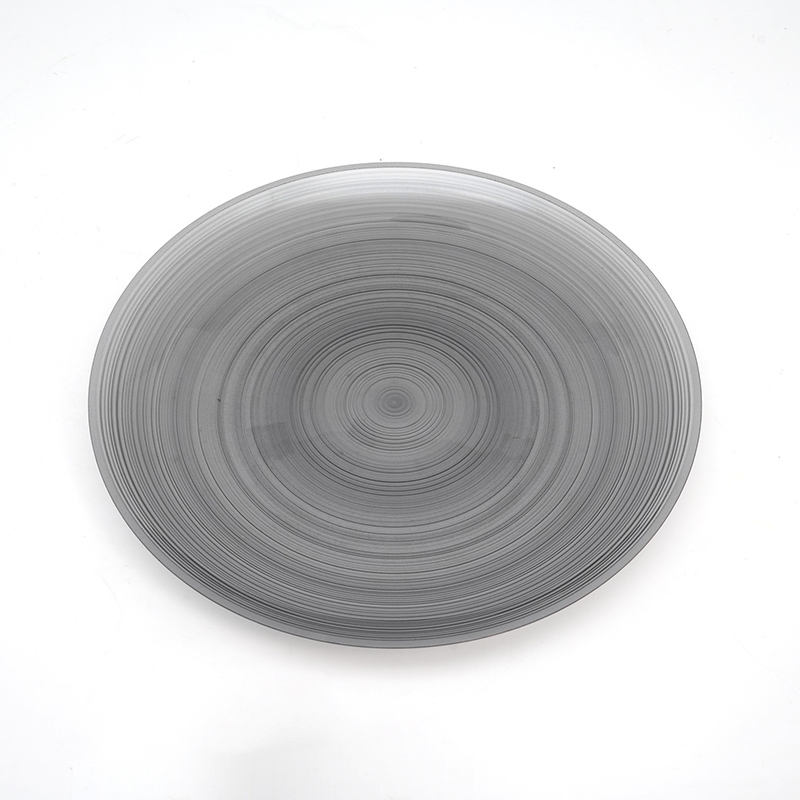 Spiral Design Plastic Plates