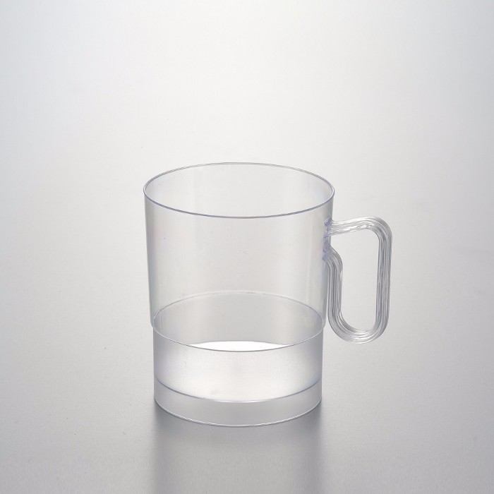 Hard Plastic 8 oz Coffee/Tea/ Party Cups With Handle